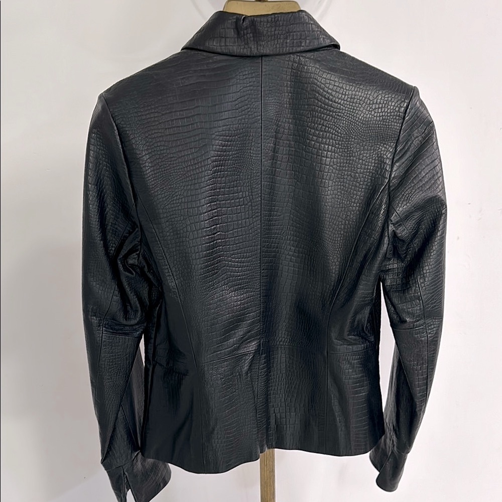 Apostrophe Black Leather Women's Jacket - image 3